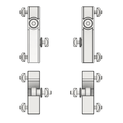 41-400-1 MODULAR SOLUTIONS PROFILE FASTNER<br>PANEL LOCK KIT W/QUICK RELEASE FASTENER & SAFETY EJECTORS